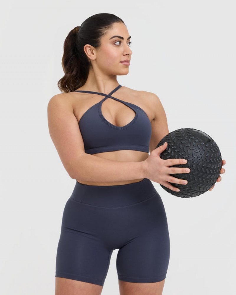 Oner Active Timeless Strappy Bralette Sports Bras Sininen | 012-FQKXTO