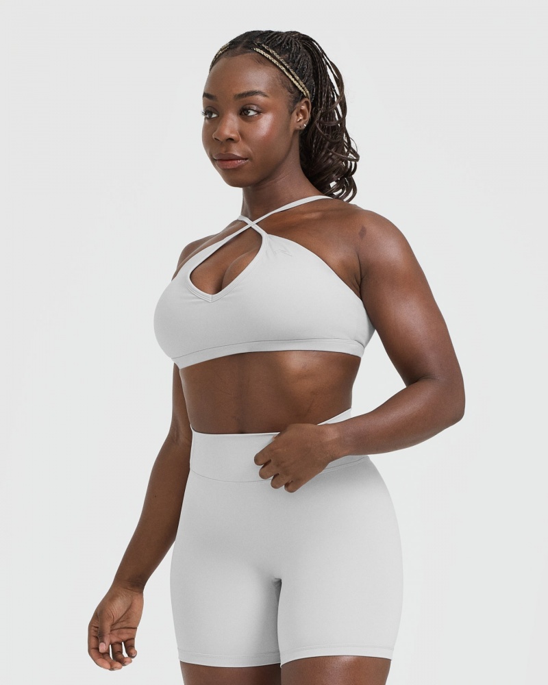 Oner Active Timeless Strappy Bralette Sports Bras Vaaleanharmaat | 206-JNVUXH