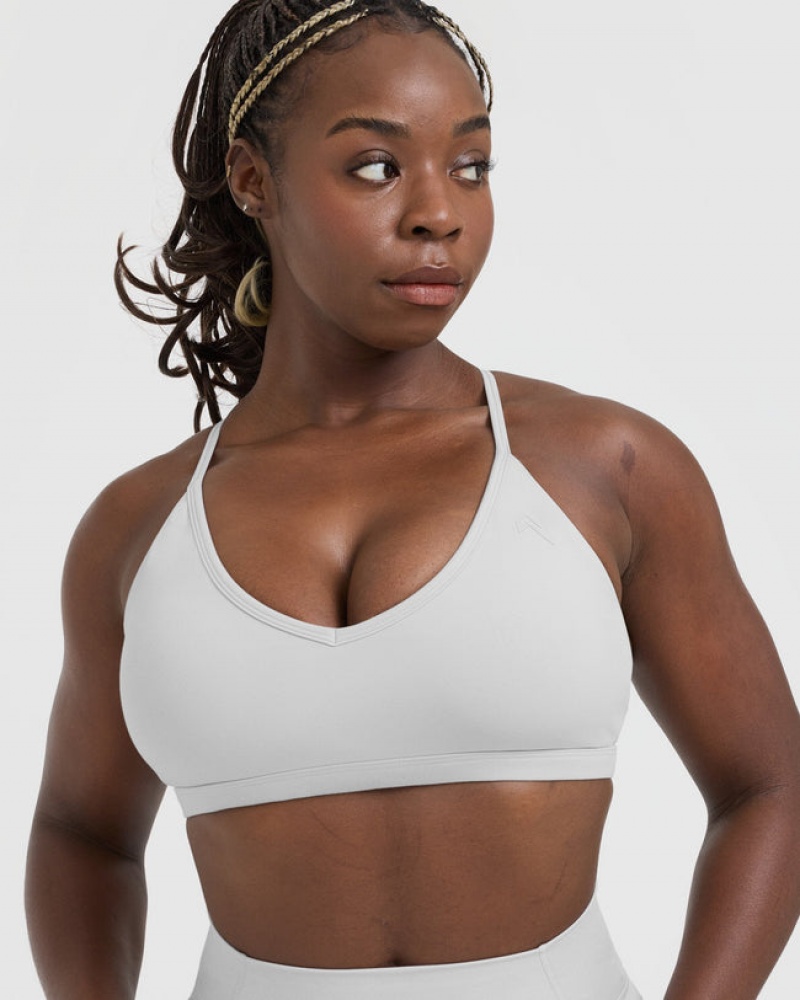 Oner Active Timeless Strappy Bralette Sports Bras Vaaleanharmaat | 206-JNVUXH