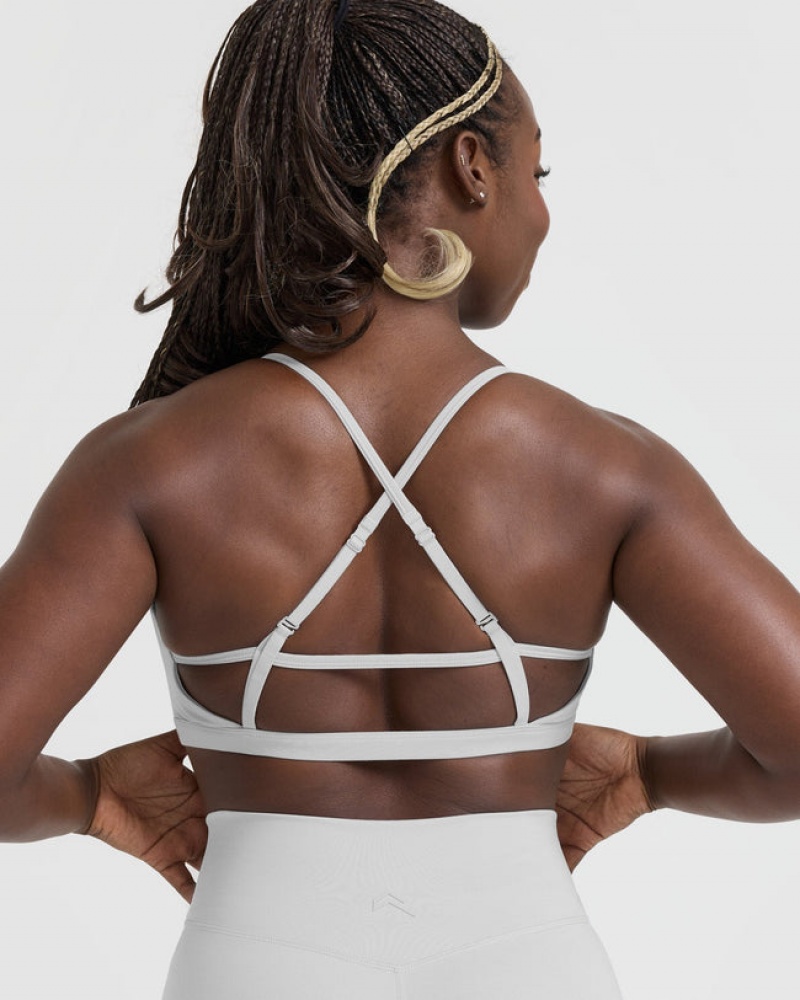 Oner Active Timeless Strappy Bralette Sports Bras Vaaleanharmaat | 206-JNVUXH