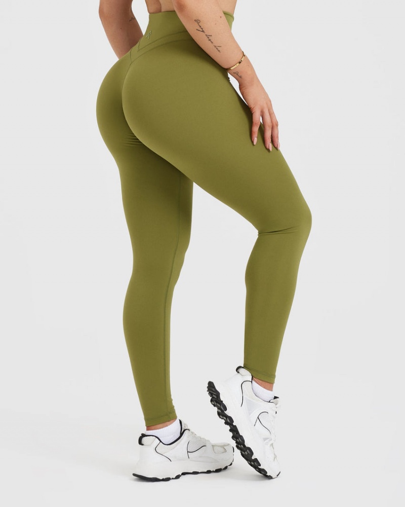 Oner Active Unified High Waisted Leggings Oliivinvihreä Vihreä | 736-RHKWPJ