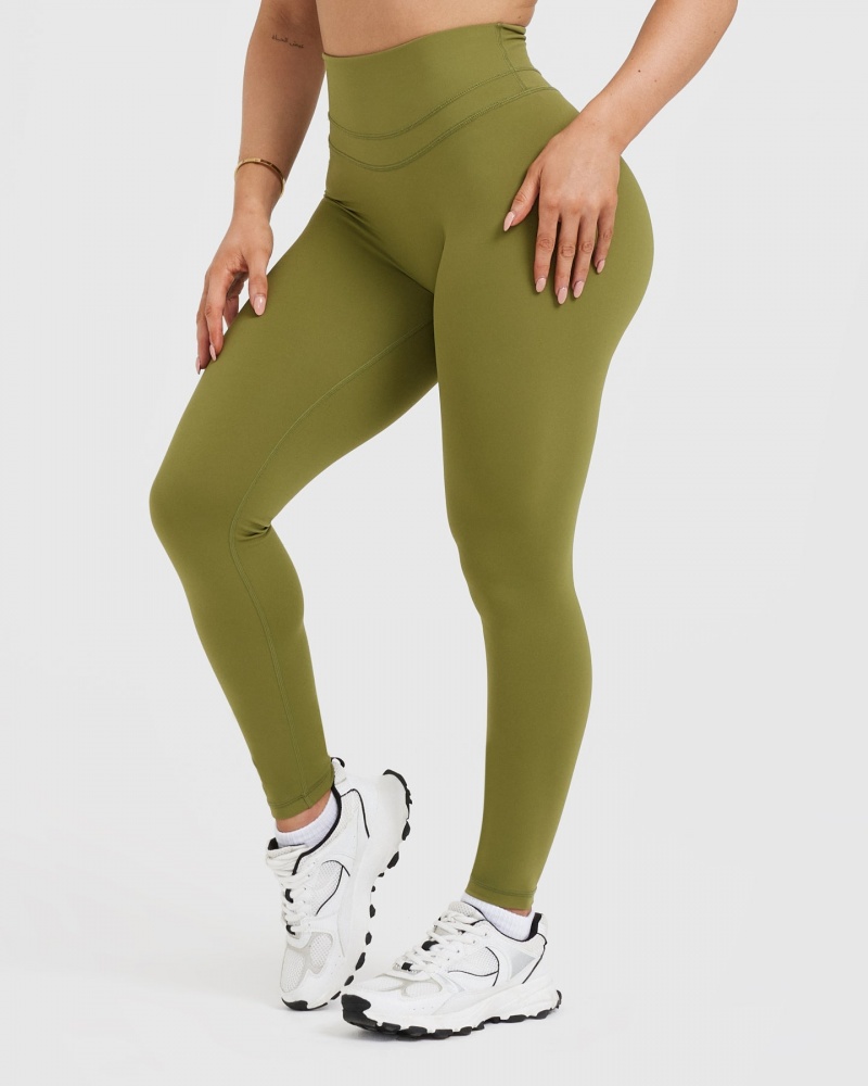 Oner Active Unified High Waisted Leggings Oliivinvihreä Vihreä | 736-RHKWPJ