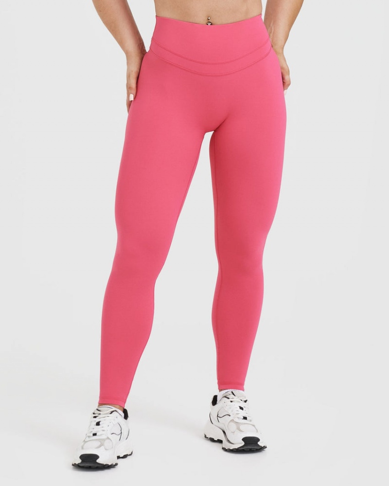 Oner Active Unified High Waisted Leggings Pinkki | 076-QPMHAB