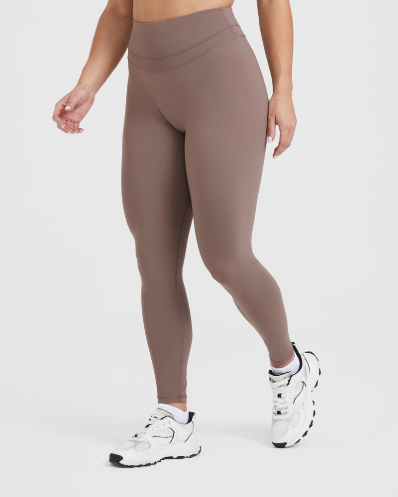 Oner Active Unified High Waisted Leggings Ruskea | 482-QYVFDI