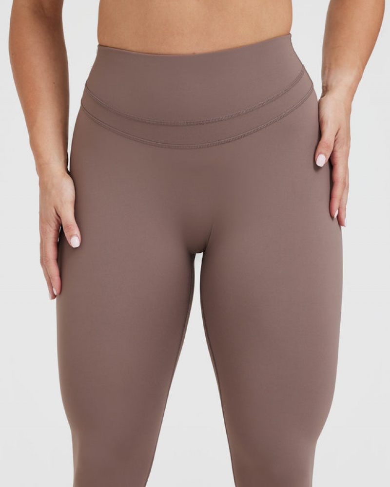 Oner Active Unified High Waisted Leggings Ruskea | 482-QYVFDI