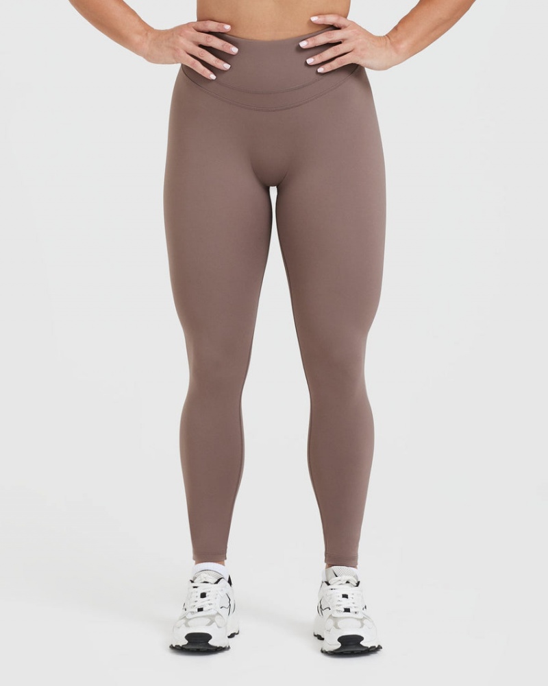 Oner Active Unified High Waisted Leggings Ruskea | 482-QYVFDI