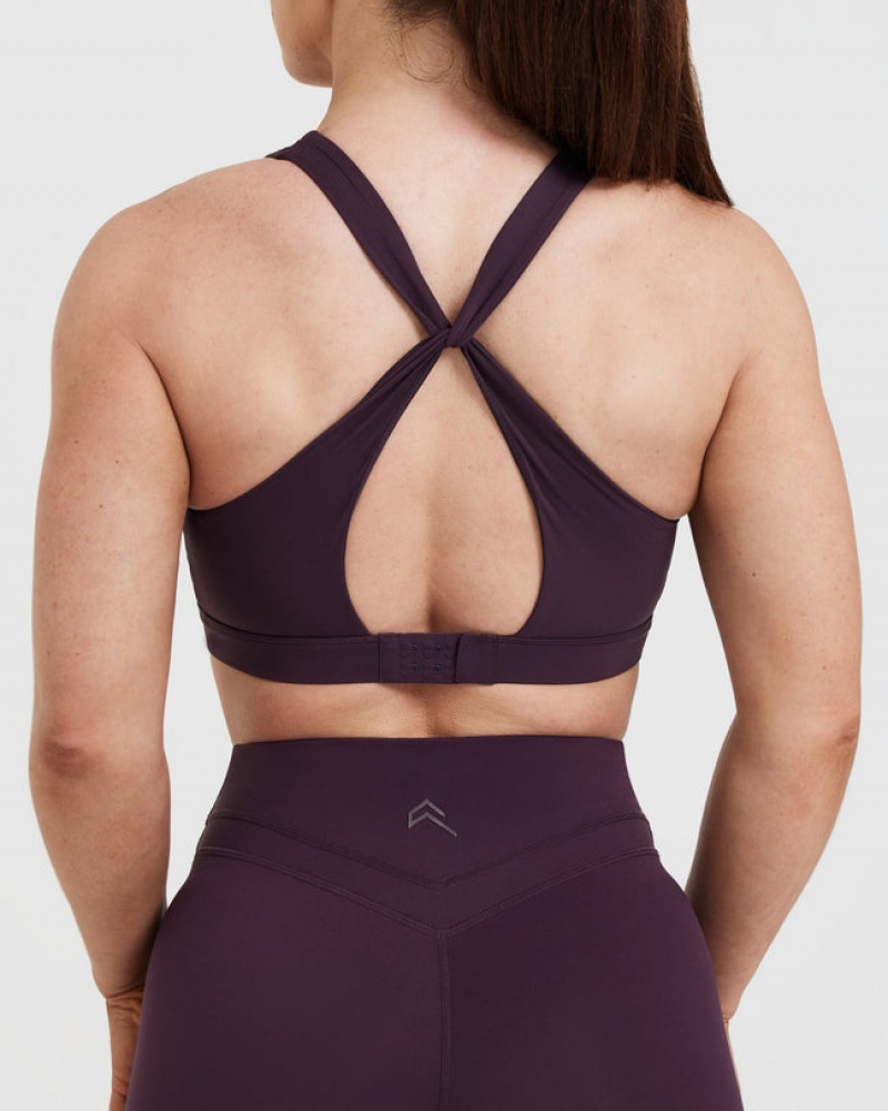 Oner Active Unified Layered Sports Bras Violetit | 420-YCEXFS