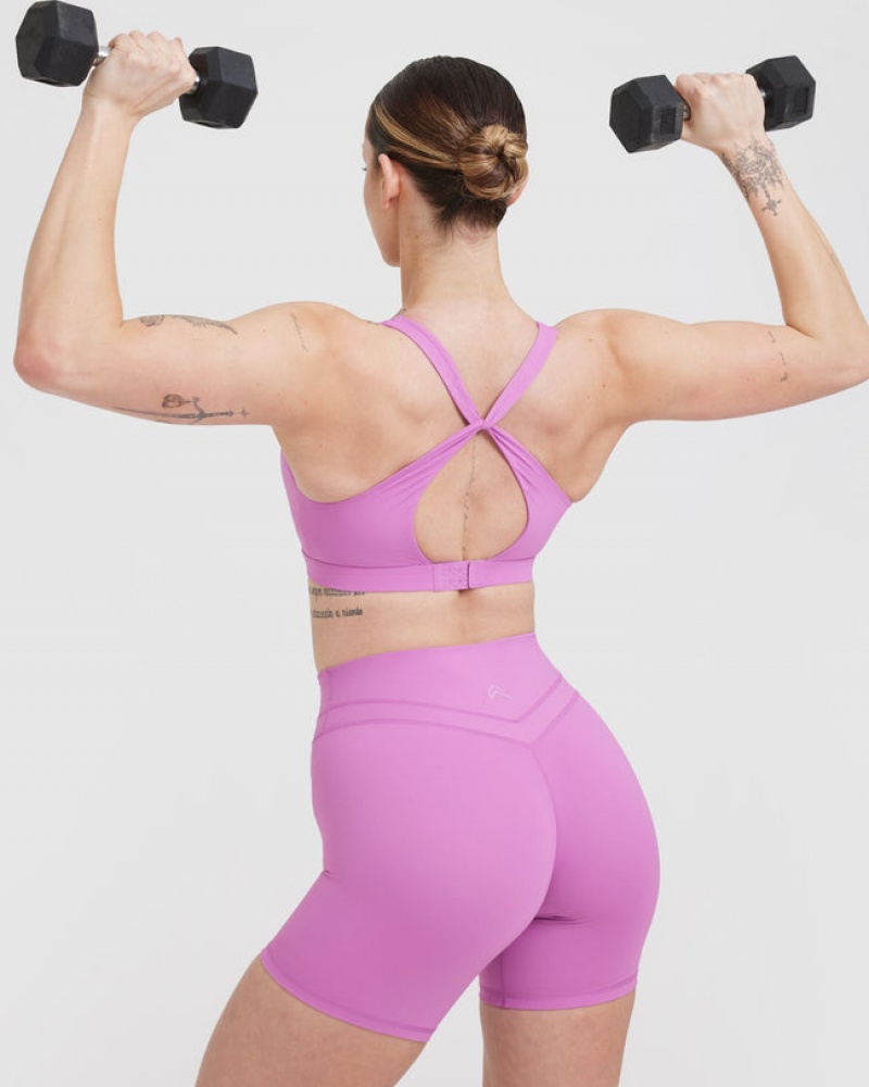 Oner Active Unified Layered Sports Bras Violetit | 539-DHKVEY