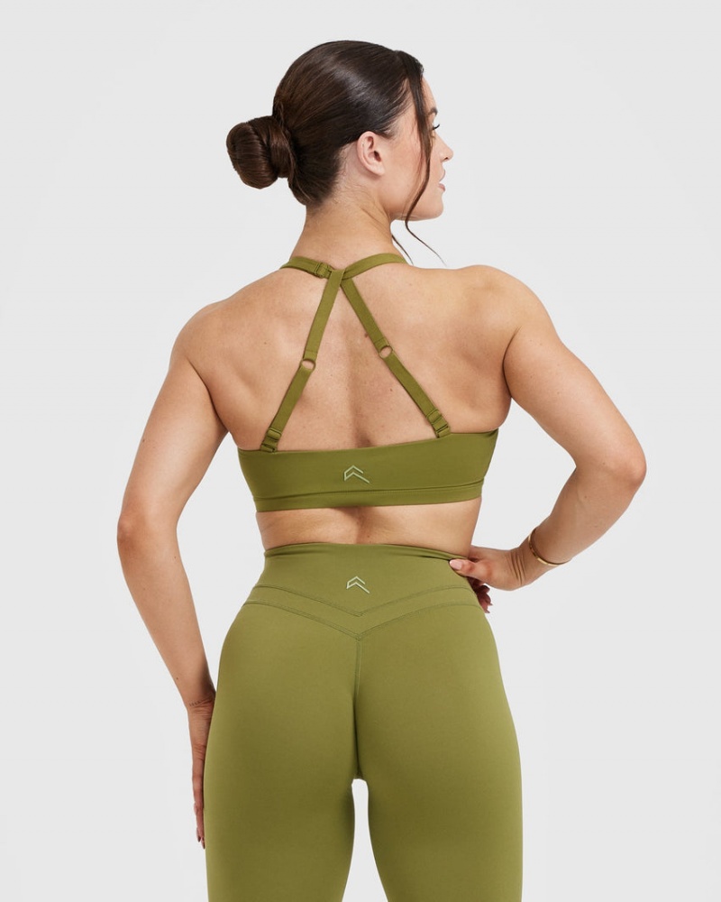 Oner Active Unified Twist Sports Bras Oliivinvihreä Vihreä | 684-ZCJQXI