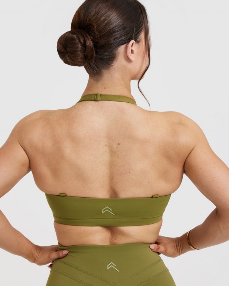 Oner Active Unified Twist Sports Bras Oliivinvihreä Vihreä | 684-ZCJQXI