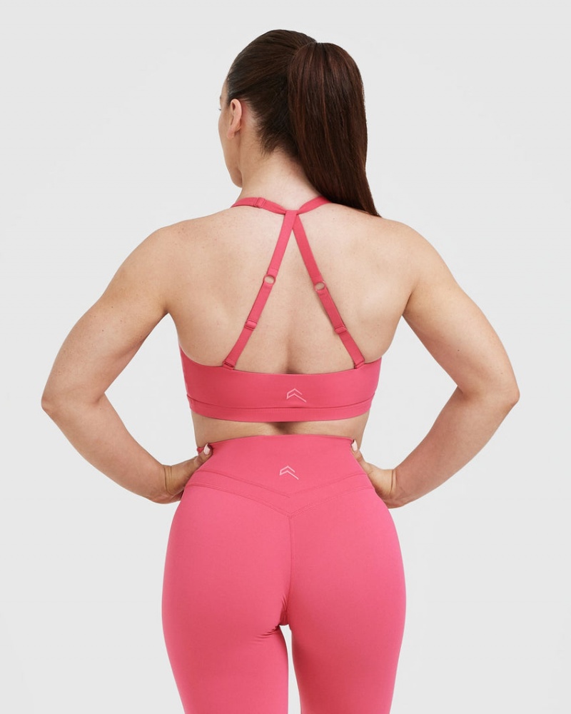 Oner Active Unified Twist Sports Bras Pinkki | 640-LYSJOB