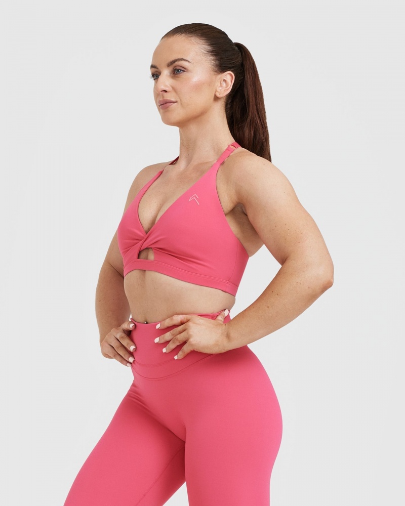 Oner Active Unified Twist Sports Bras Pinkki | 640-LYSJOB