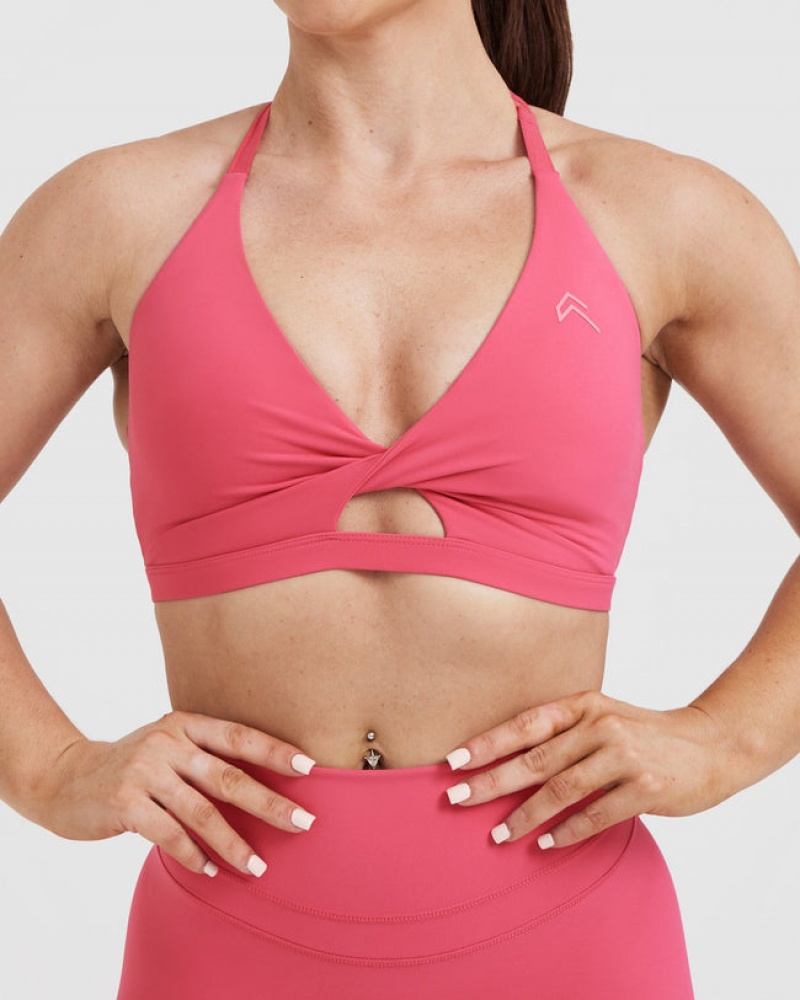 Oner Active Unified Twist Sports Bras Pinkki | 640-LYSJOB