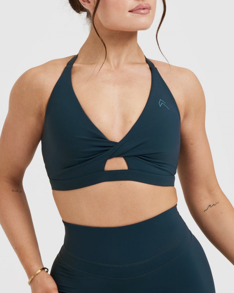 Oner Active Unified Twist Sports Bras Sininen | 759-AWXSCT