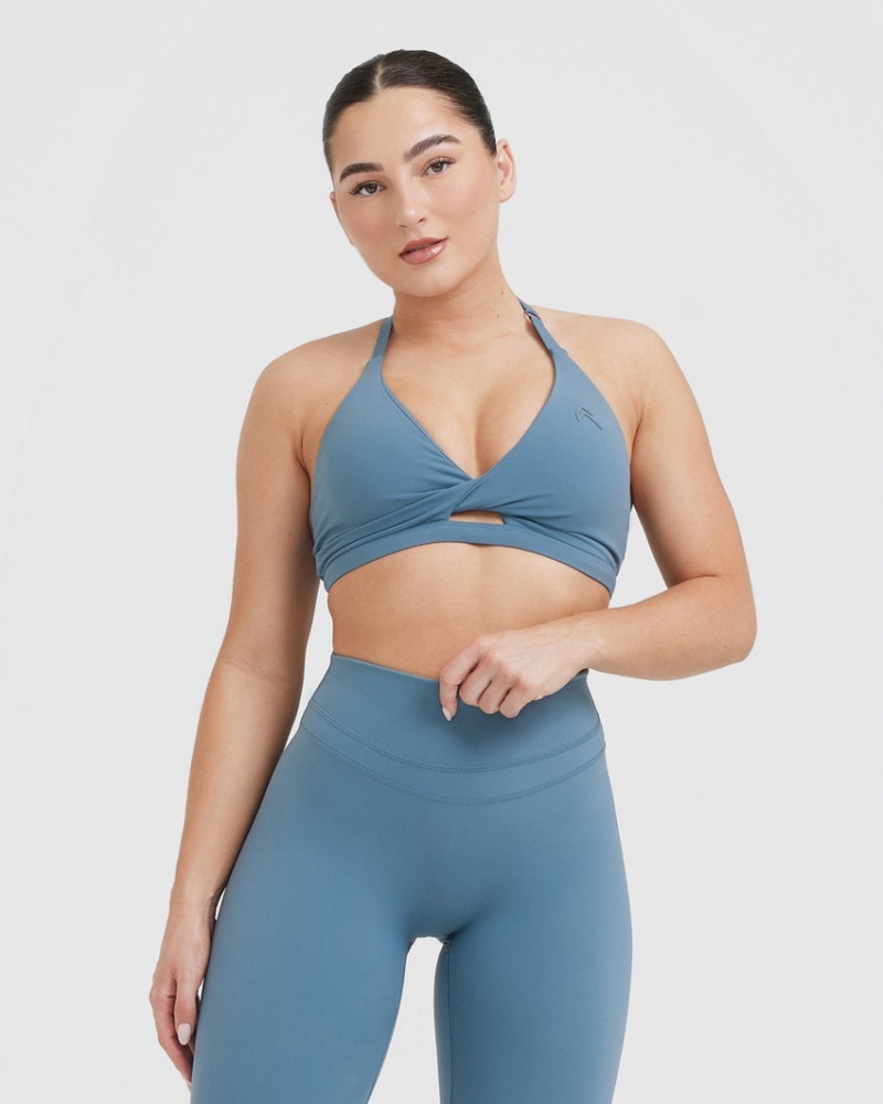 Oner Active Unified Twist Sports Bras Sininen | 296-FXQANB