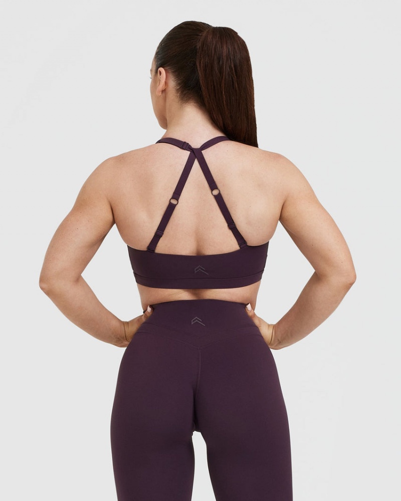 Oner Active Unified Twist Sports Bras Violetit | 154-HLIDOV