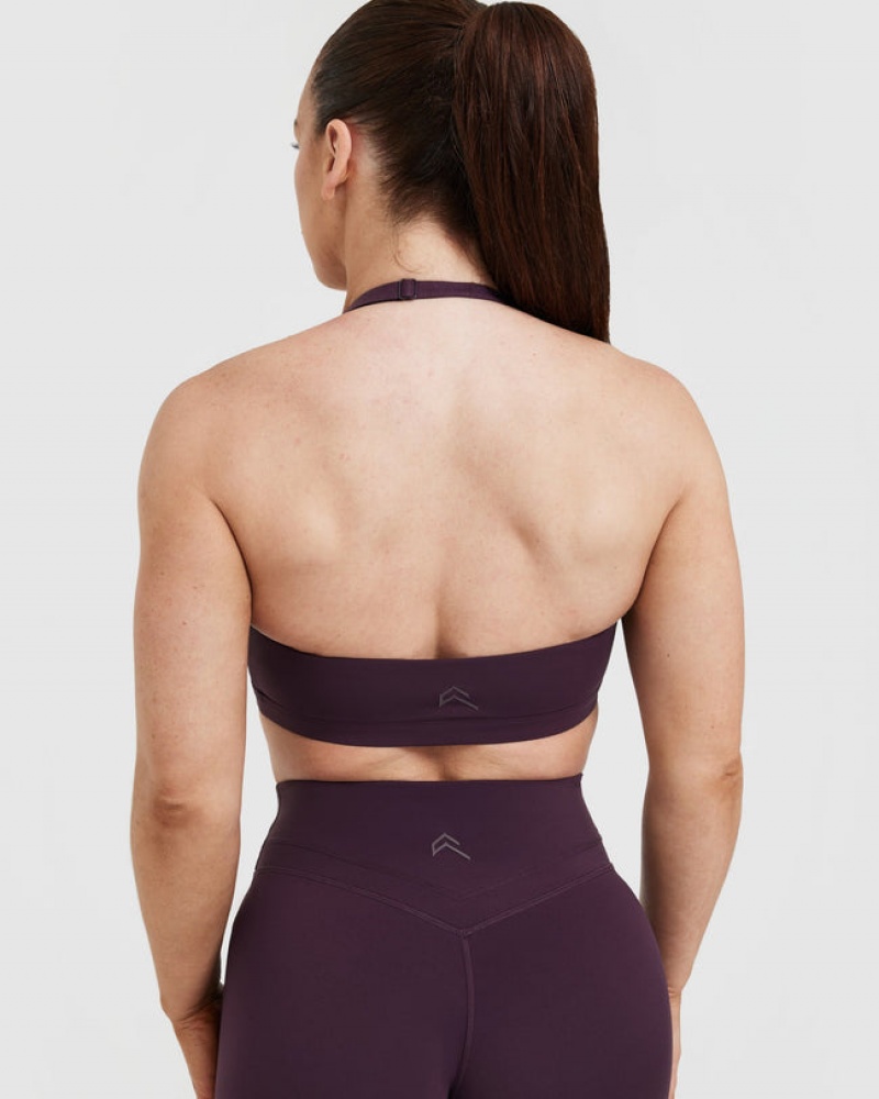 Oner Active Unified Twist Sports Bras Violetit | 154-HLIDOV