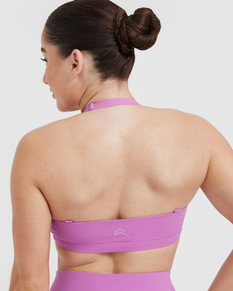 Oner Active Unified Twist Sports Bras Violetit | 807-TDGIWS