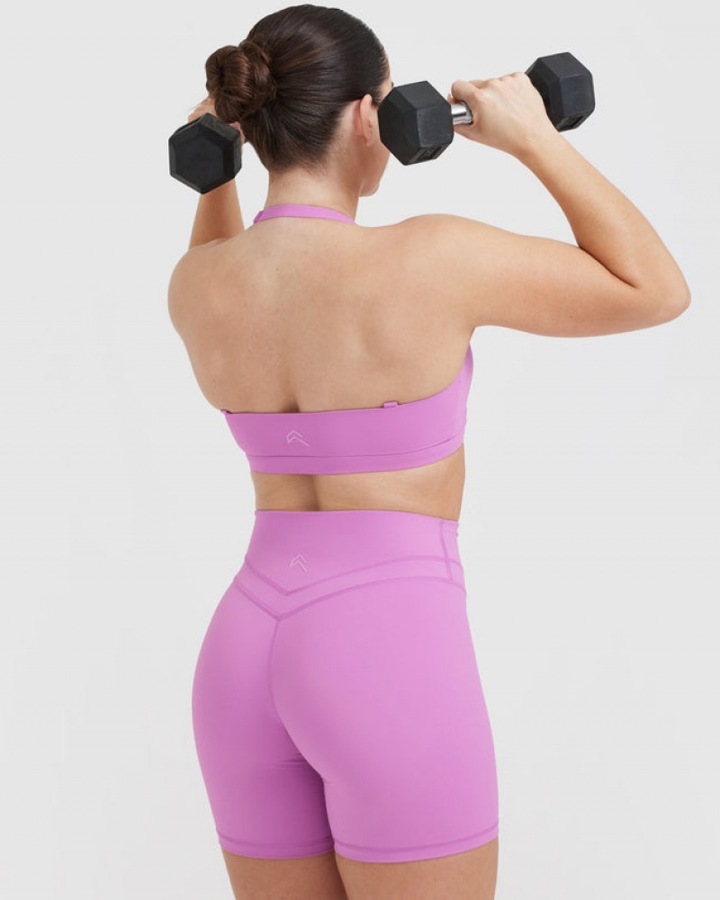 Oner Active Unified Twist Sports Bras Violetit | 807-TDGIWS